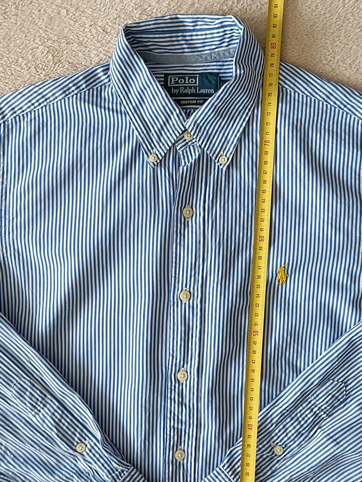 Polo Ralph Lauren blauw gestreept overhemd wit Maat M – photo 15